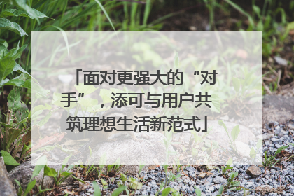 面对更强大的“对手”，添可与用户共筑理想生活新范式
