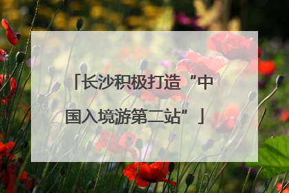 长沙积极打造“中国入境游第二站”