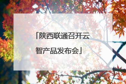 陕西联通召开云智产品发布会