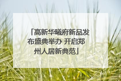 高新华曦府新品发布盛典举办 开启郑州人居新典范