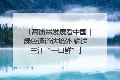 高质量发展看中国｜绿色通道达境外 输送三江“一口鲜”