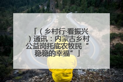 （乡村行·看振兴）通讯：内蒙古乡村公益岗托底农牧民“稳稳的幸福”